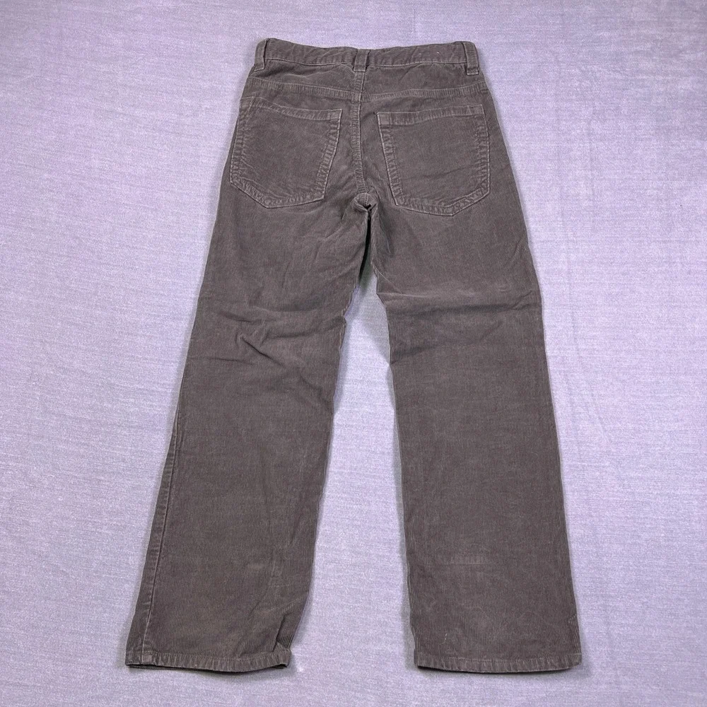 Old Navy Straight Regular Mid Rise Corduroy Pants Kids 12 Light Brown Cotton